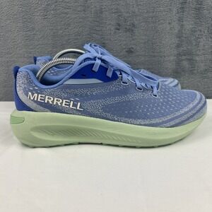 Merrell Women's Morphlite Trail Running Shoes - Sz 10.5M, Blue w/Green